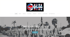 Desktop Screenshot of operationhelpahero.org